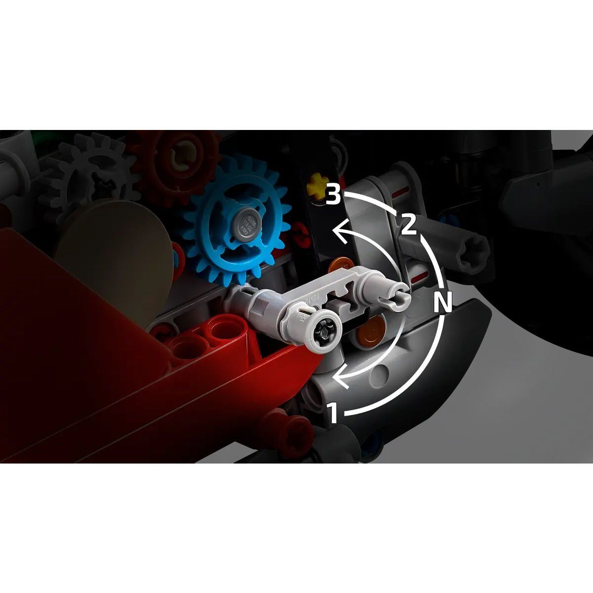 42202 Lego Technic Ducati Panigale V4 S Motosiklet 1603 Parça +18 Yaş
