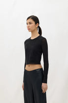 Les Benjamins-Blouse 001-Crop Top-2-fleurdirect.live