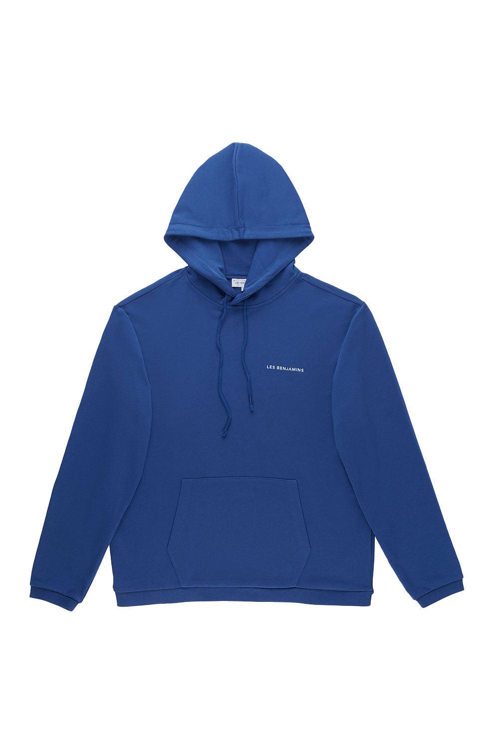 Les Benjamins-Hoodie 002 - Navy-Sweatshirts & Hoodies-2-fleurdirect.live