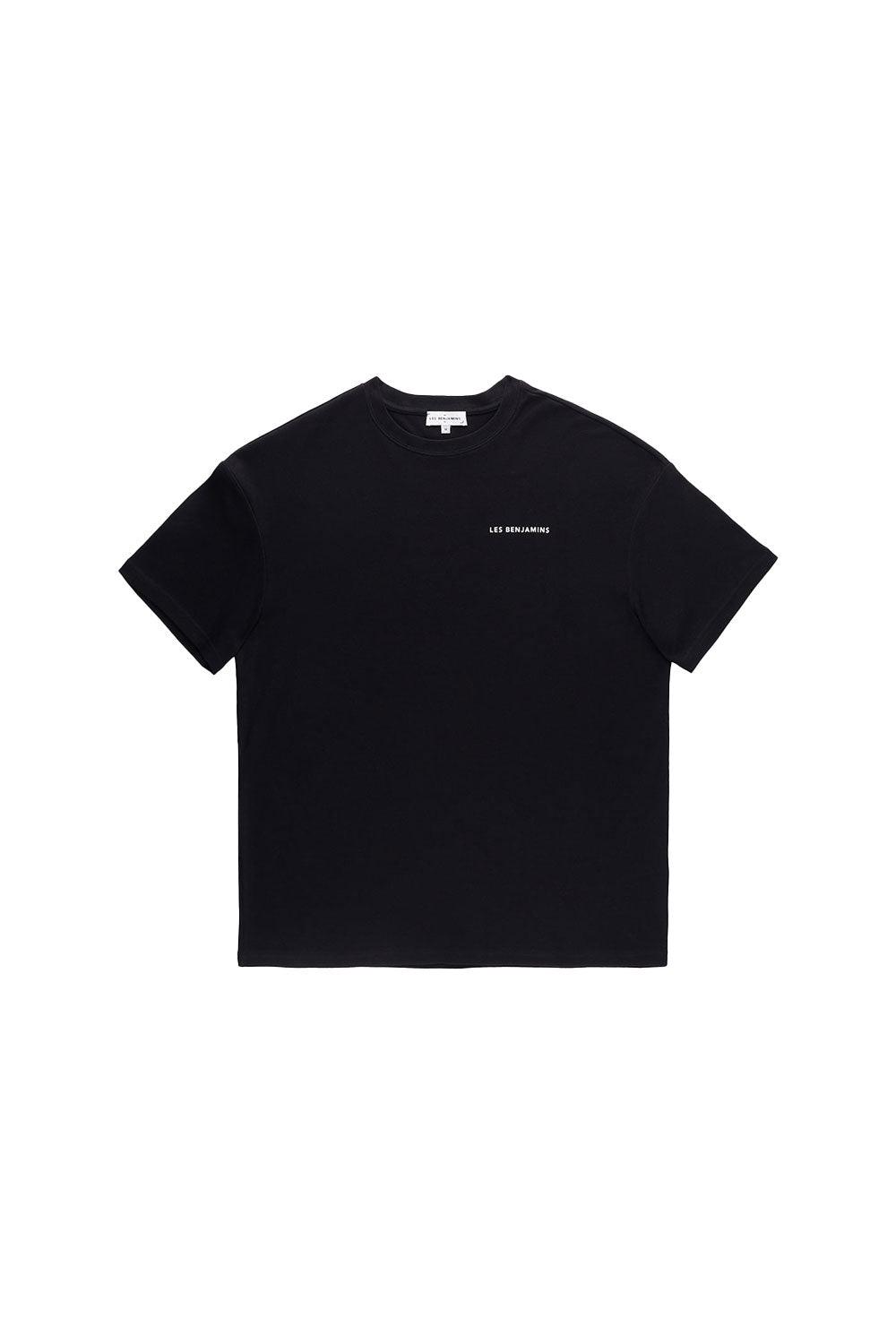 Les Benjamins-Oversized Tee 001 - Black-T-Shirts-2-fleurdirect.live