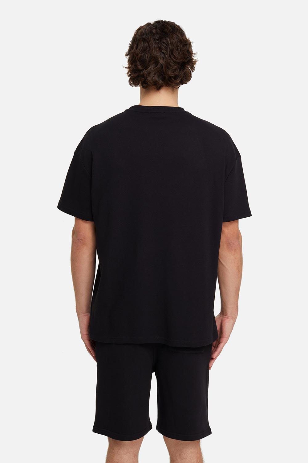 Les Benjamins-Oversized Tee 001 - Black-T-Shirts-3-fleurdirect.live