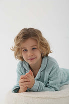Let's Be Friends-Organik Muslin Pijama Takımı - Mint Yeşili-Pijama Takımı-3-fleurdirect.live