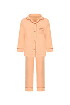 Let's Be Friends-Organik Muslin Pijama Takımı - Pudra-Pijama Takımı-1-fleurdirect.live