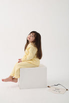 Let's Be Friends-Organik Muslin Pijama Takımı - Sarı-Pijama Takımı-4-fleurdirect.live
