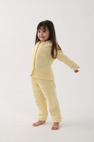 Let's Be Friends-Organik Muslin Pijama Takımı - Sarı-Pijama Takımı-5-fleurdirect.live