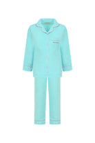Let's Be Friends-Organik Muslin Pijama Takımı - Turkuaz-Pijama Takımı-1-fleurdirect.live