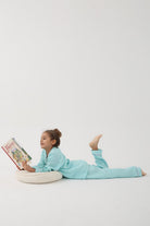 Let's Be Friends-Organik Muslin Pijama Takımı - Turkuaz-Pijama Takımı-2-fleurdirect.live