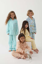 Let's Be Friends-Organik Muslin Pijama Takımı - Turkuaz-Pijama Takımı-3-fleurdirect.live
