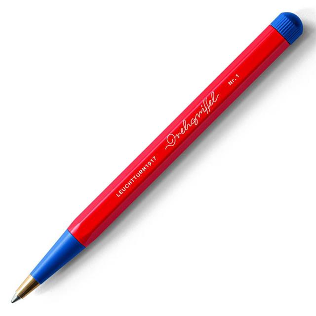 Leuchtturm 1917-Leuchtturm 1917 X Bauhaus Edition Drehgriffel Red / Blue Ballpoint Pen Tükenmez Kalem 366205-Tükenmez Kalem-1-fleurdirect.live