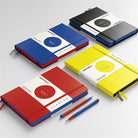 Leuchtturm 1917-Leuchtturm1917 Bauhaus Serisi Not Defteri, Orta Boy (A5), Sert Kapak, 251 Sayfa Gri Noktalı Defter Lemon 359620-Noktalı-4-fleurdirect.live