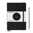 Leuchtturm 1917-Leuchtturm1917 Bauhaus Serisi Not Defteri, Orta Boy (A5), Sert Kapak, 251 Sayfa Mavi Noktalı Defter Black 359617-Noktalı-1-fleurdirect.live