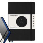 Leuchtturm 1917-Leuchtturm1917 Bauhaus Serisi Not Defteri, Orta Boy (A5), Sert Kapak, 251 Sayfa Mavi Noktalı Defter Black 359617-Noktalı-2-fleurdirect.live
