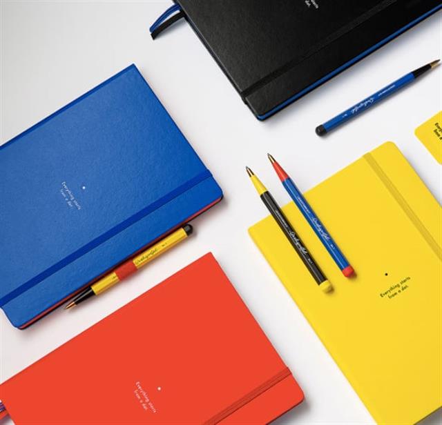 Leuchtturm 1917 X Bauhaus Drehgriffel Nr.2 Mekanik Uçlu Kalem Lemon/Black 371288