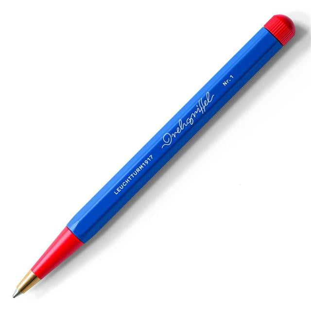 Leuchtturm 1917-Leuchtturm 1917 X Bauhaus Edition Drehgriffel Blue / Red Ballpoint Pen Tükenmez Kalem 366203-Tükenmez Kalem-1-fleurdirect.live