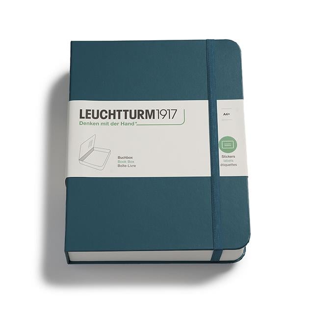 Leuchtturm 1917-Leuchtturm1917 Book Box Kitap Kutusu Pacific Green 361662-Özel Kutular-1-fleurdirect.live