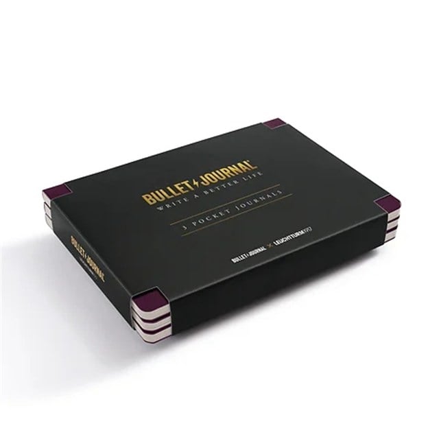 Leuchtturm 1917 Bullet Journal Collector'S Set Limited Edition Kalem, Defter Ve Kitap Ayracı Purple26 400430