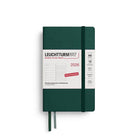 Leuchtturm 1917-Leuchtturm1917 Cep Boy (A6) 12 Aylık Ajanda Ve Not Defteri (çizgili) 2026 Sert Kapak, İngilizce, Forest Green372668-Özel Defterler-1-fleurdirect.live