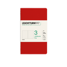 Leuchtturm1917 Jottbook Pur A6 64 Numaralandırılmış Sayfa Noktalı 3'Lü Paket Defter Cherry 400721