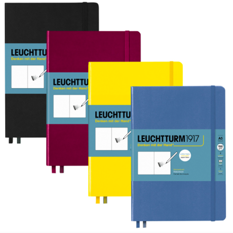 Leuchtturm 1917-Leuchtturm1917 Medium (A5) 112 Pages 150 Gsm Sketchbook Eskiz Defteri Forest Green 370355-Çizgisiz (Düz)-2-fleurdirect.live