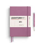 Leuchtturm 1917-Leuchtturm1917 Not Defteri Orta Boy (A5), Sert Kapak, 411 Numaralandırılmış Sayfa, Noktalı,Dusty Rose 372922-Noktalı-1-fleurdirect.live