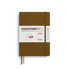 Leuchtturm 1917-Leuchtturm1917 Orta Boy (A5) 12 Aylık Ajanda Ve Not Defteri (çizgili) 2026 Sert Kapak, İngilizce, Spicy Brown372662-Özel Defterler-1-fleurdirect.live