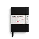 Leuchtturm 1917-Leuchtturm1917 Orta Boy (A5) 12 Aylık Günlük Ajanda (çizgili) 2026 Sert Kapak, İngilizce, Siyah 372772-Özel Defterler-1-fleurdirect.live
