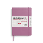 Leuchtturm 1917-Leuchtturm1917 Orta Boy (A5) 18 Aylık Ajanda Ve Not Defteri (çizgili) 2026 Sert Kapak, İngilizce, Dusty Rose372797-Özel Defterler-1-fleurdirect.live