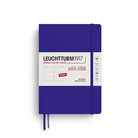 Leuchtturm 1917-Leuchtturm1917 Orta Boy (A5) 18 Aylık Haftalık Ajanda 2026 Sert Kapak, İngilizce, Ink Mavi 372813-Özel Defterler-1-fleurdirect.live