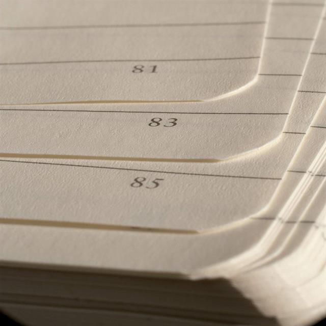 Leuchtturm 1917-Leuchtturm1917 Orta Boy (A5), Sert Kapak, 251 Sayfa, Çizgili Defter Port Red 359691-Çizgili-4-fleurdirect.live