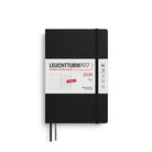 Leuchtturm 1917-Leuchtturm1917 çanta Boy (B6+) 12 Aylık Ajanda Ve Not Defteri (çizgili) 2026 Yumuşak Kapak, İngilizce, Siyah 372684-Özel Defterler-1-fleurdirect.live