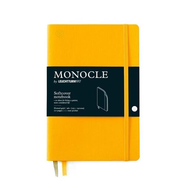 Leuchtturm1917 X Monocle Limited Edition Defter B6, Yumuşak Kapak, 128 Noktalı Sayfa Yellow 363362