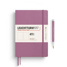Leuchtturm 1917-Leuchtturm1917 Not Defteri Orta Boy (A5), Sert Kapak, 411 Numaralandırılmış Sayfa, çizgisiz,Dusty Rose 372921-Çizgisiz (Düz)-1-fleurdirect.live