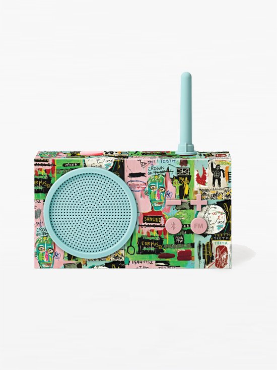 Lexon-Tykho 3 Bluetooth Hoparlör Ve Radyo X Jean Michel Basquiat İn İtalian-Taşınabilir Hoparlör-1-fleurdirect.live