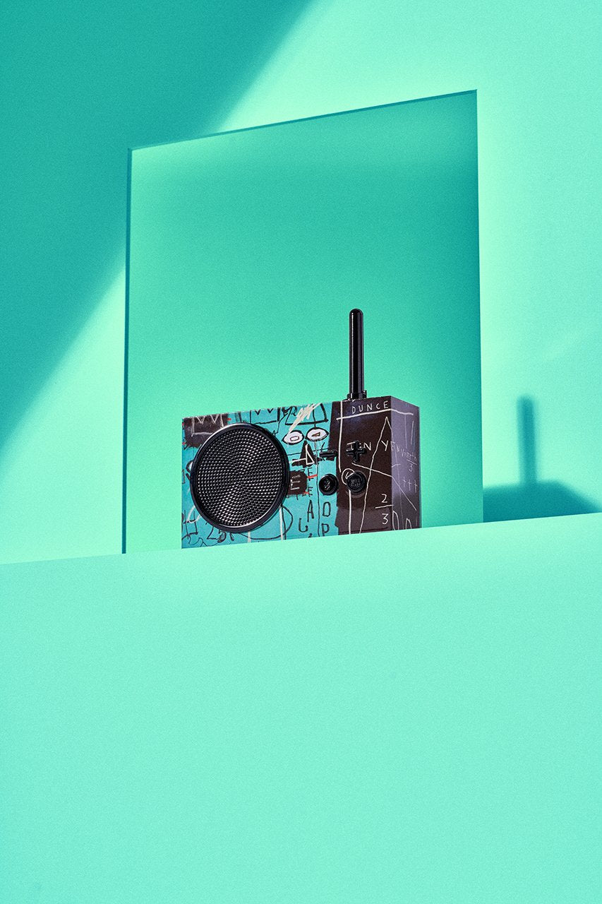 Lexon-Tykho 3 Bluetooth Hoparlör Ve Radyo X Jean Michel Basquiat Pi-Taşınabilir Hoparlör-6-fleurdirect.live