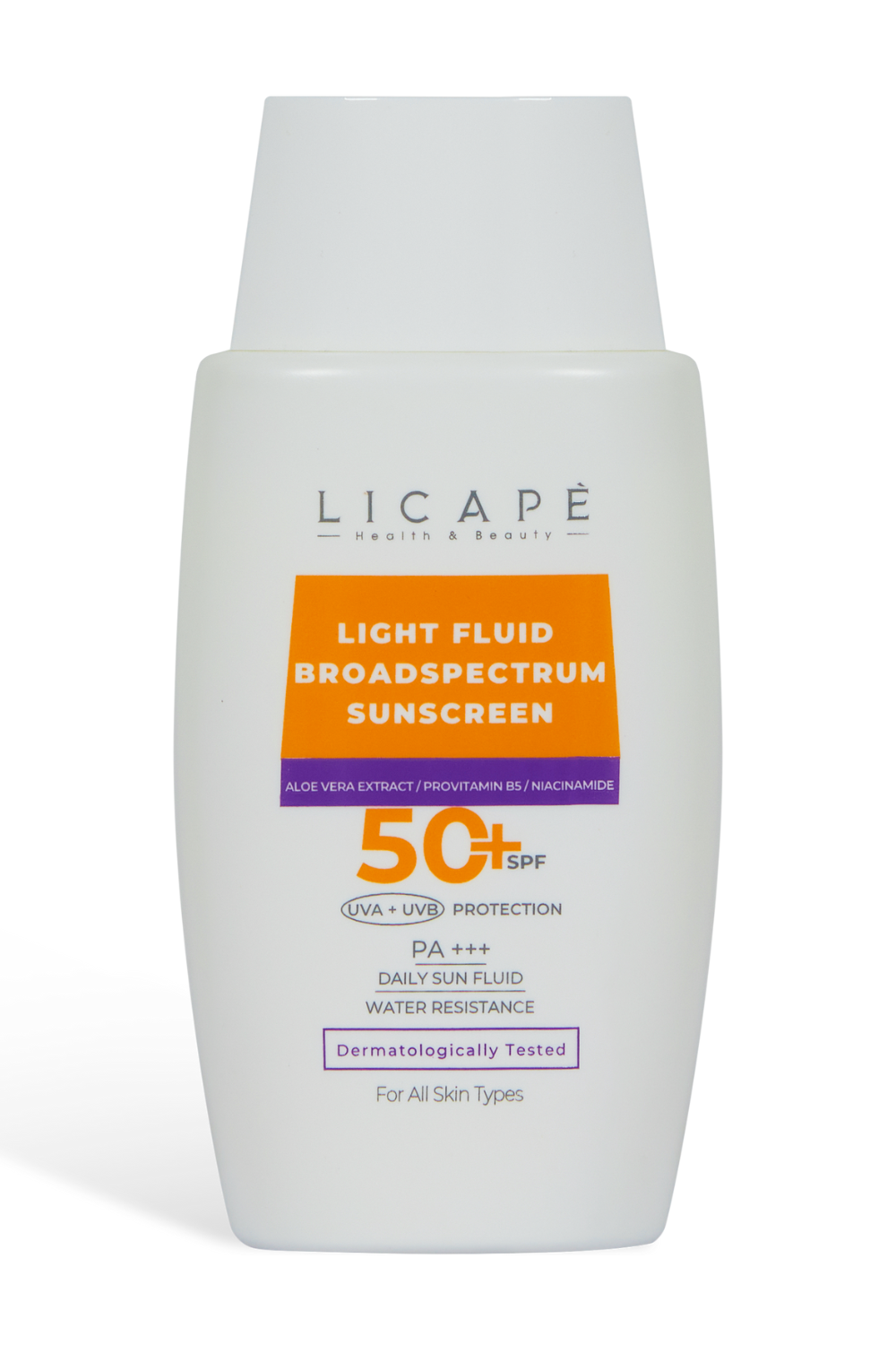 Licape-Yüksek Koruma Suya Dayanıklı Tüm Cilt Tiplerine Uygun 50 Faktör Likit Güneş Kremi 50 Ml-Güneş Koruyucu-1-fleurdirect.live