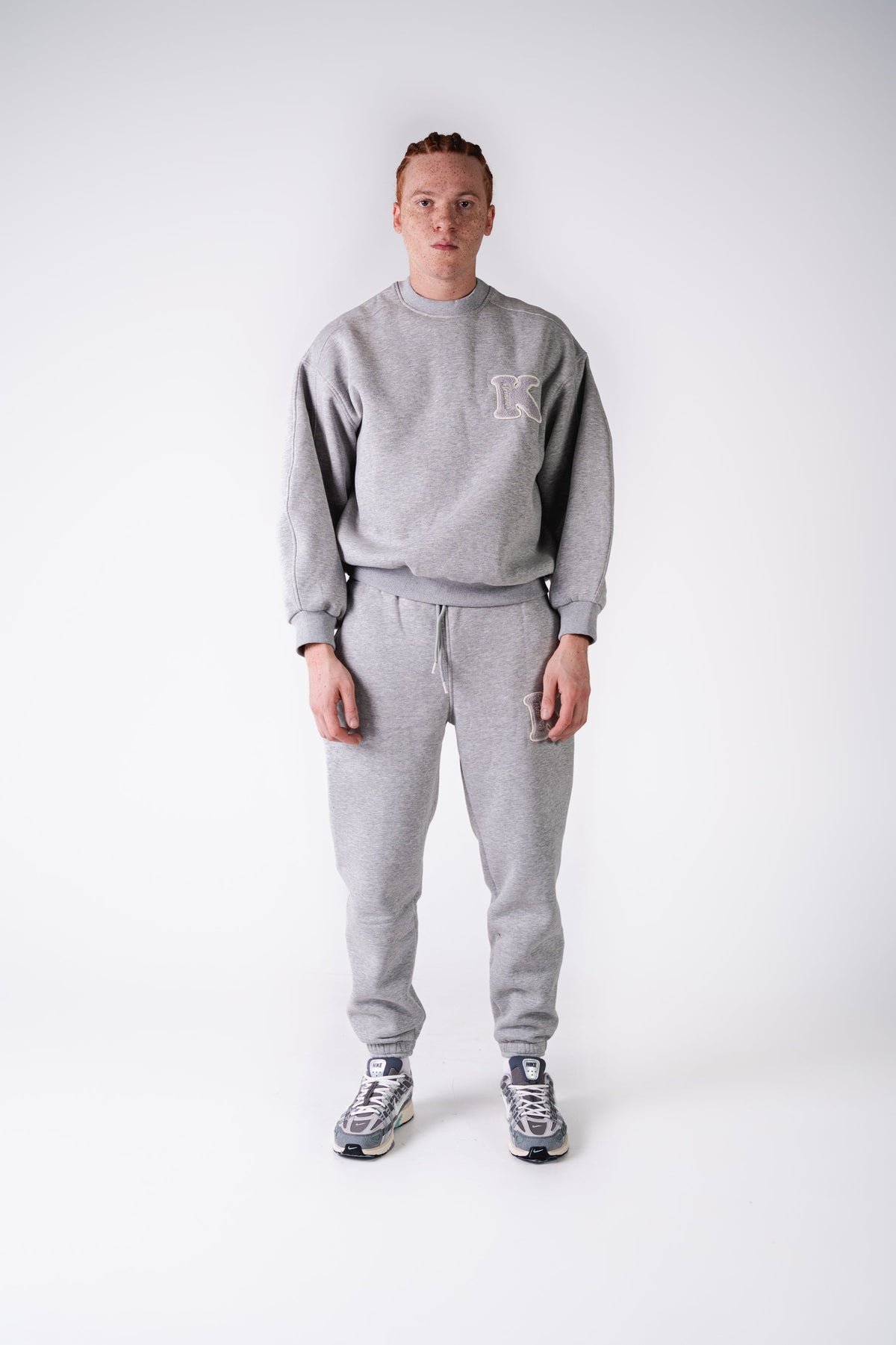 Lilseb-Grigio Jogger-Eşofman-1-fleurdirect.live