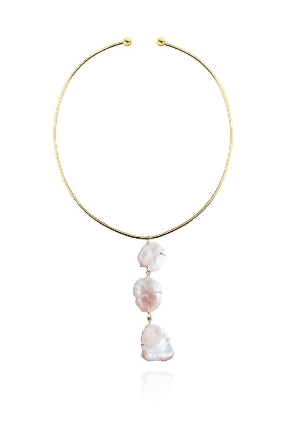 Linya Jewellery-3'lü Barok İnci Kolye-Kolye-1-fleurdirect.live
