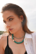 Linya Jewellery-Alya Turkuaz Büyük İncili Kolye-Kolye-3-fleurdirect.live