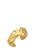 Linya Jewellery-Aruna Kalın Kelepçe Bileklik Gold-Bileklik-1-fleurdirect.live