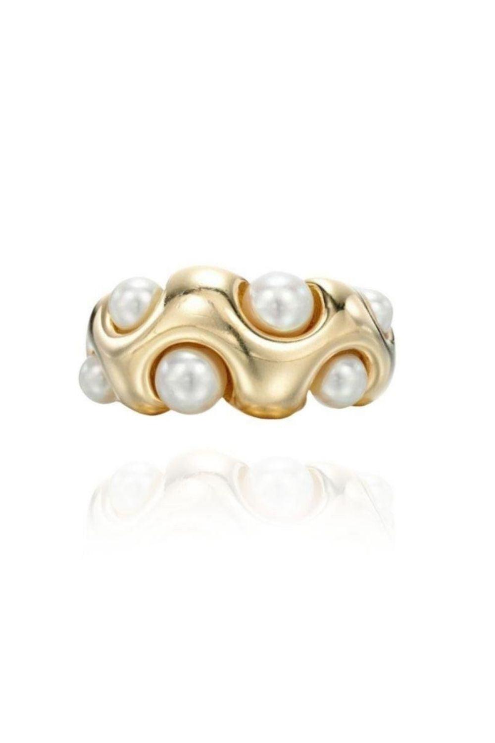 Linya Jewellery-Ayza Doğal İnci Yüzük-Yüzük-1-fleurdirect.live