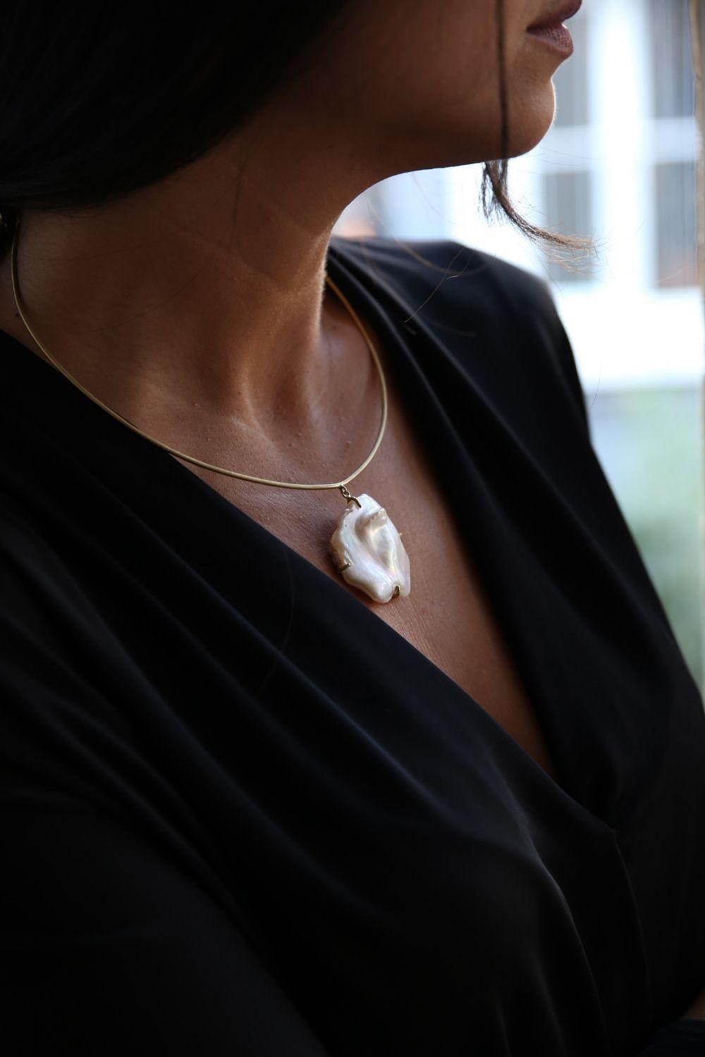 Linya Jewellery-Barok İnci Kolye-Kolye-3-fleurdirect.live
