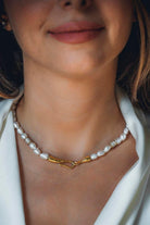 Linya Jewellery-Bayem Taşlı İnci Kolye-Kolye-2-fleurdirect.live