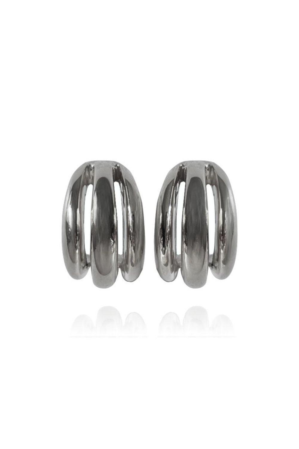 Linya Jewellery-Bery Vintage Büyük Gümüş Halka Küpe-Küpe-1-fleurdirect.live