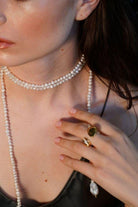 Linya Jewellery-Bombay Taşlı Yüzük Gold-Yüzük-4-fleurdirect.live