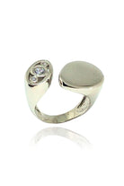 Linya Jewellery-Bombay Taşlı Yüzük Gümüş-Yüzük-1-fleurdirect.live
