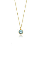 Linya Jewellery-Cosmic Zincirli Burç Kolye Gök Mavisi-Kolye-1-fleurdirect.live