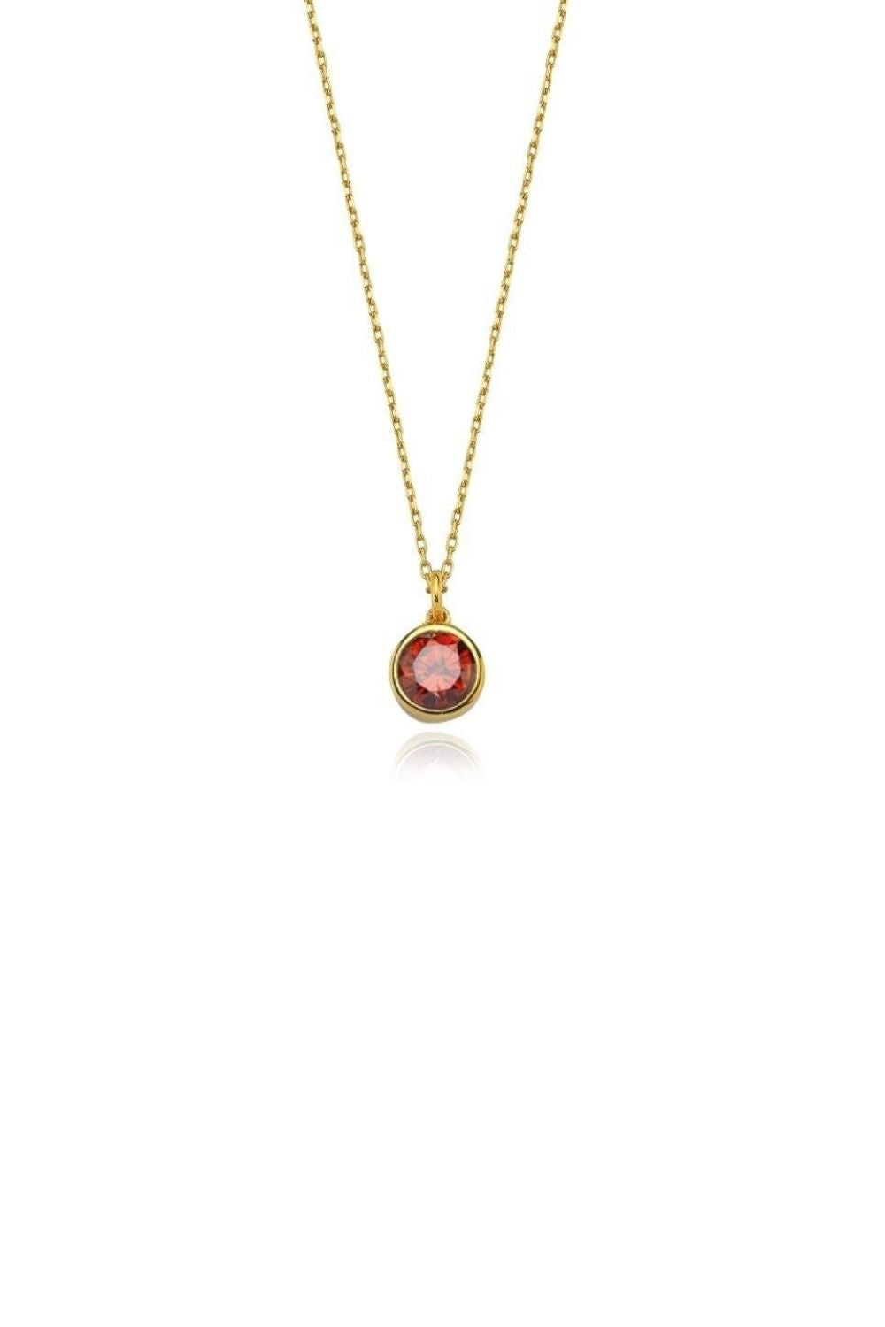 Linya Jewellery-Cosmic Zincirli Burç Kolye Kırmızı-Kolye-1-fleurdirect.live