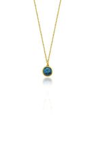 Linya Jewellery-Cosmic Zincirli Burç Kolye Mavi-Kolye-1-fleurdirect.live