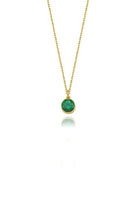 Linya Jewellery-Cosmic Zincirli Burç Kolye Yeşil-Kolye-1-fleurdirect.live