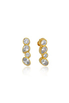Linya Jewellery-Diana Beyaz Dört Taşlı Küpe-Küpe-1-fleurdirect.live